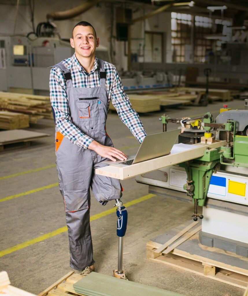 Affiche informative sur l'obligation d'emploi de personnes handicapées dans les entreprises de Bruxelles