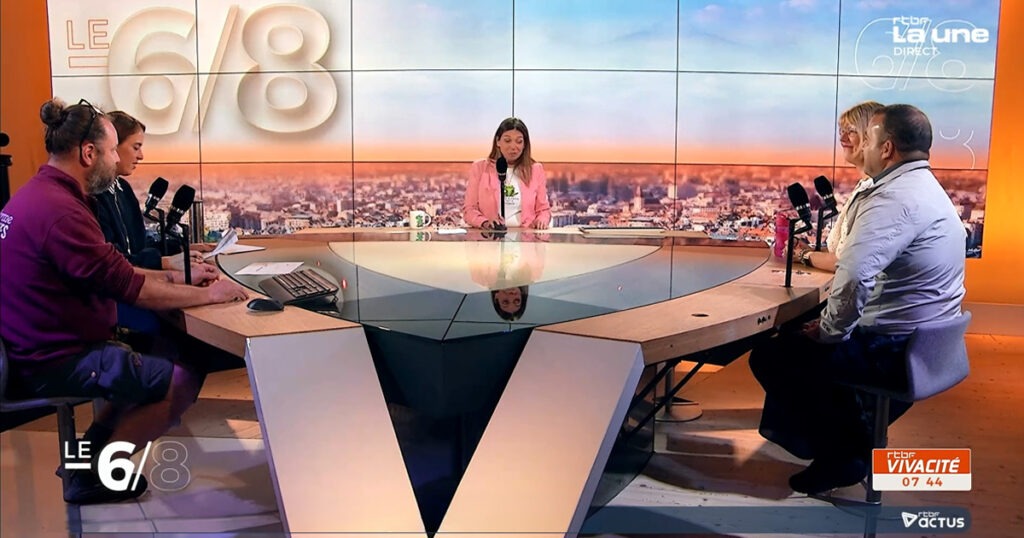 La Ferme Nos Pilifs invitée dans l’émission Le 6-8 sur la RTBF