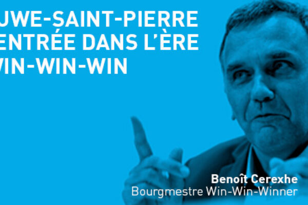 Benoît Cerexhe est entré dans l'ère du Winwinwin avec la commune de Woluwe-Saint-Pierre
