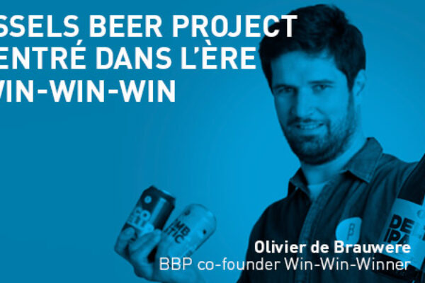 Olivier de Brauwere est entré dans l'ère du Winwinwin (avec Brussel Beer Project)